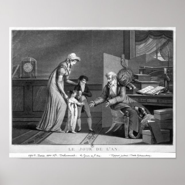 Neujahrstag 1807 poster (Vorne)