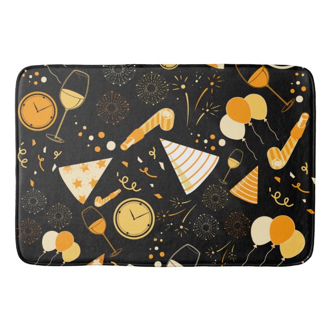 Neujahrstag Badematte (Vorderseite)