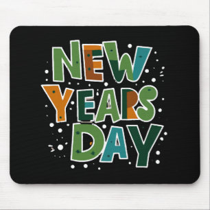 Neujahrstag Mousepad