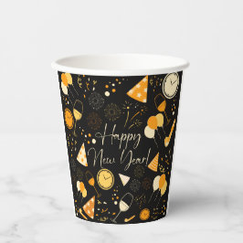 Neujahrstag Pappbecher