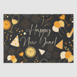 Neujahrstag Seidenpapier