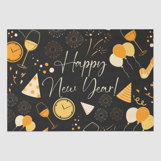 Neujahrstag Seidenpapier (Vorderseite)