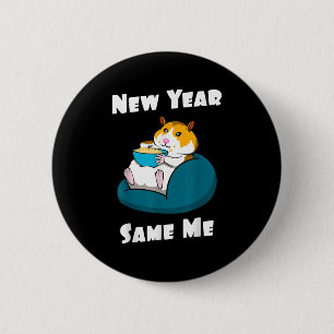 Neujahrsvorsatz Neues Jahr Gleiches Ich Lustig Nie Button