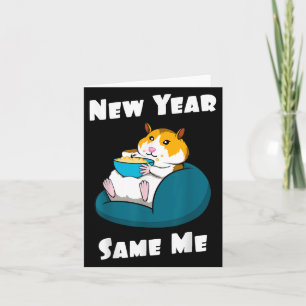 Neujahrsvorsatz Neues Jahr gleiches Ich Lustig Nie Karte