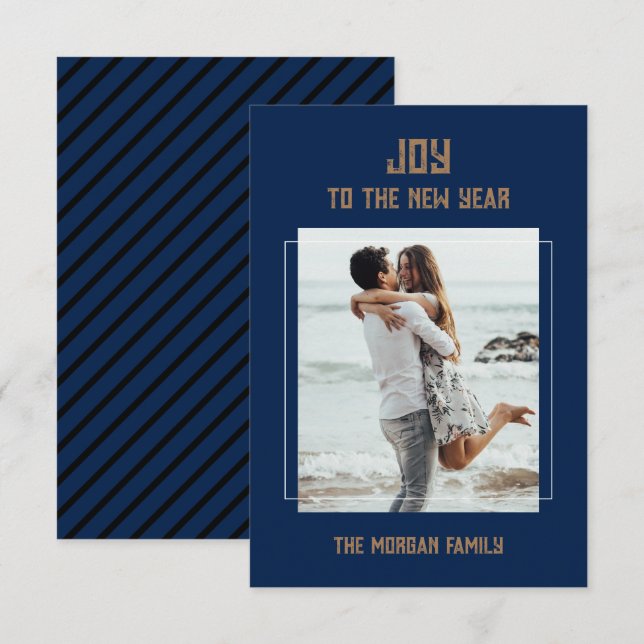 Neujahrswohnung Dankeschön-Karte Dankeskarte (Vorne/Hinten)