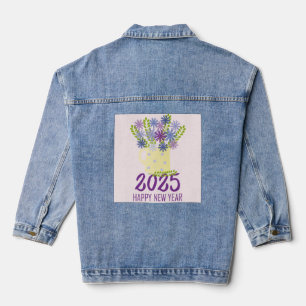 Neujahrswünsche 2025 jeansjacke