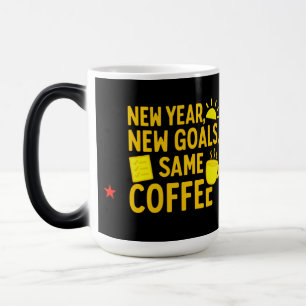 Neujahrsziele - Der gleiche Kaffee - zurück zur Sc Verwandlungstasse