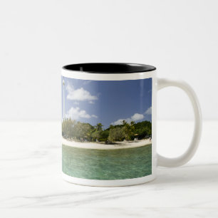 Neukaledonien, Amedee-Insel. Amedee-Insel Pier. Zweifarbige Tasse