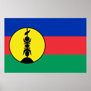Neukaledonien, Demokratische Republik Kongo Poster
