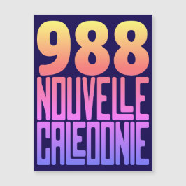 Neukaledonische Magnetkarte 988