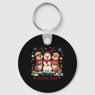 Neulich festliche Spaß Weihnachten Otter Tiere Tie Schlüsselanhänger