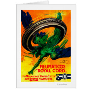Neumaticos Royal Cord Vintag Poster Europe