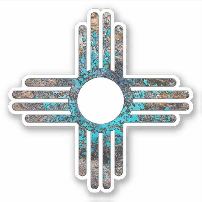 Neumexiko der USA Aufkleber (Vorderseite)