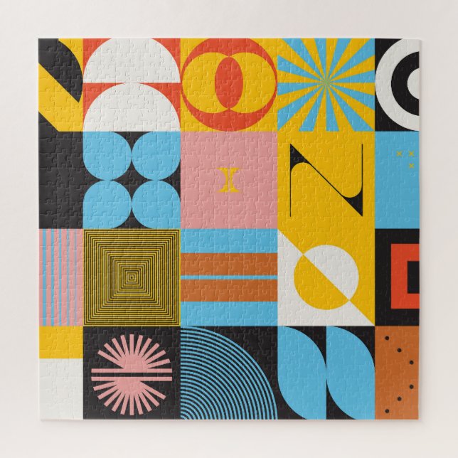 Neumodern Abstrakt: Geometrisches Jazz (Vertikal)