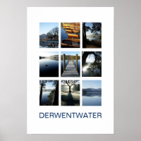 Neun Ausblicke auf Derwentwater - Lake District Po