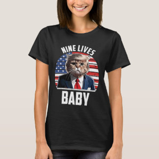 Neun Leben Ba T-Shirt