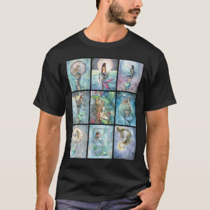 Neun Meerjungfrauen in einem Shirt