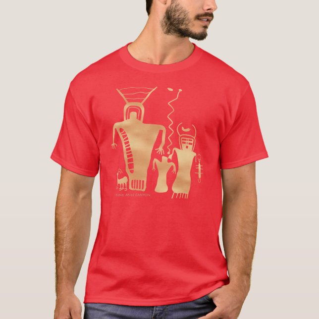 Neun Meilen-Schlucht-'Außerirdischen T-Shirt (Vorderseite)