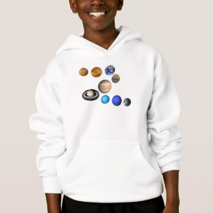 Neun Planeten im Sonnensystem. Quecksilber, Venus, Hoodie