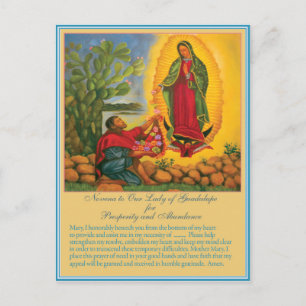 Neun-Tage-Gebet an Unsere Liebe Frau von Guadalupe Postkarte