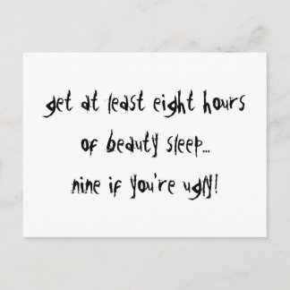 Neun, wenn Ihr Uganda Postkarte