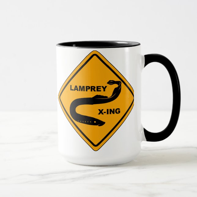 Neunauge-Wecker-Tasse Tasse (Rechts)