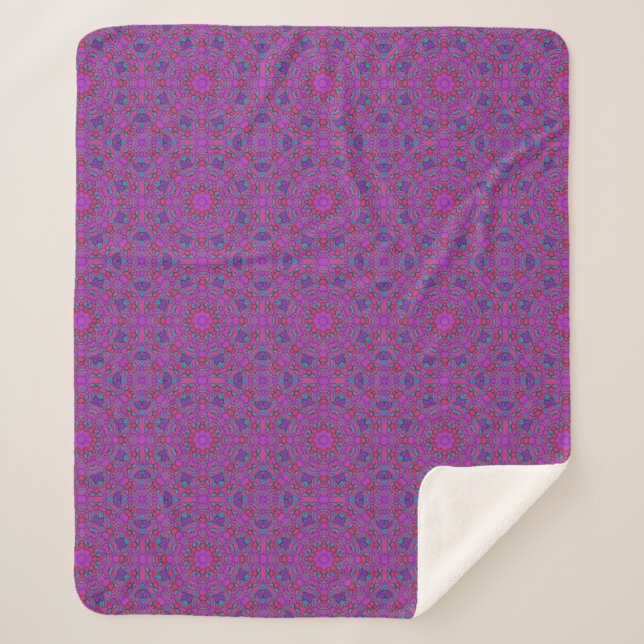Neuner Kaleidoskop Art zwölf Sherpadecke (Vorderseite)