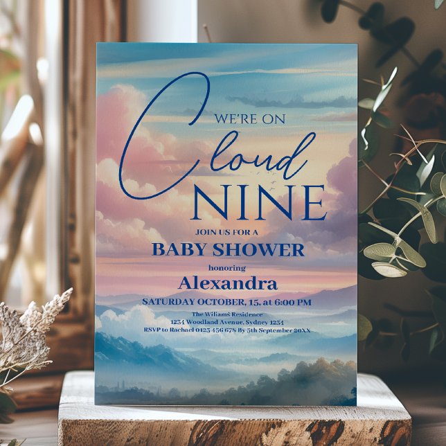 Neuner Regenbogen-Glitzer-Babydusche Einladung (Von Creator hochgeladen)