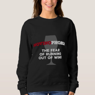 Neunophobie Angst vor dem Auslaufen des Angepasste Sweatshirt