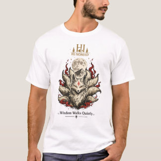 Neunschwänziger Fuchs Kitsune - Japanische Mytholo T-Shirt