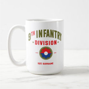 Neunte Abteilung Infanterie "Old Reliables" Custom Kaffeetasse