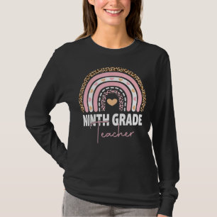 Neunter-Klasse-Lehrer-Team 9. Klasse Squad Rainbow T-Shirt