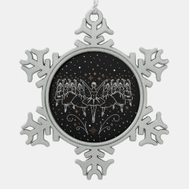 NEUNTER TAG DER CHRISTMAS / Schneeflocken Schneeflocken Zinn-Ornament
