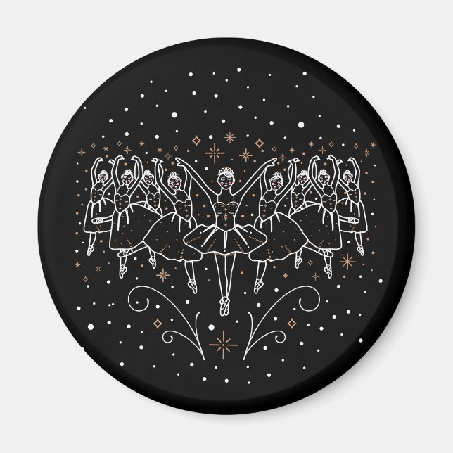 Neunter Weihnachtsmagnet Magnet (Vorne)