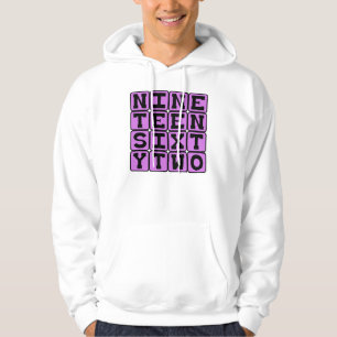 Neunzehnhundertzweiundsechzig, Jahr 1962 Hoodie
