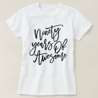 Neunzig Jahre des fantastischen | schwarzen T-Shirt