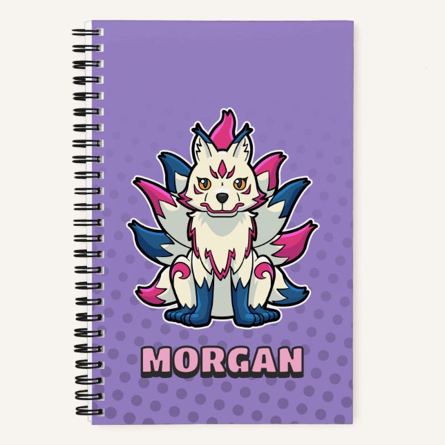 Neunziger Fox- Personalisiert Notizbuch (Vorderseite)