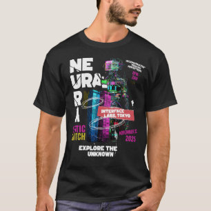 Neura Statische Störungs-Cyberpunk-Tokio-Tech-Vera T-Shirt