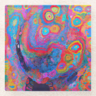 "Neuraler Feuersturm" Glasuntersetzer