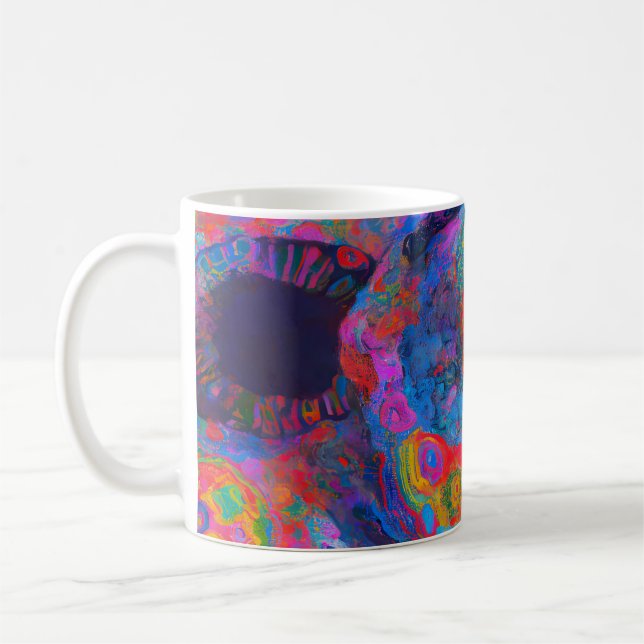 "Neuraler Feuersturm" Kaffeetasse (Links)