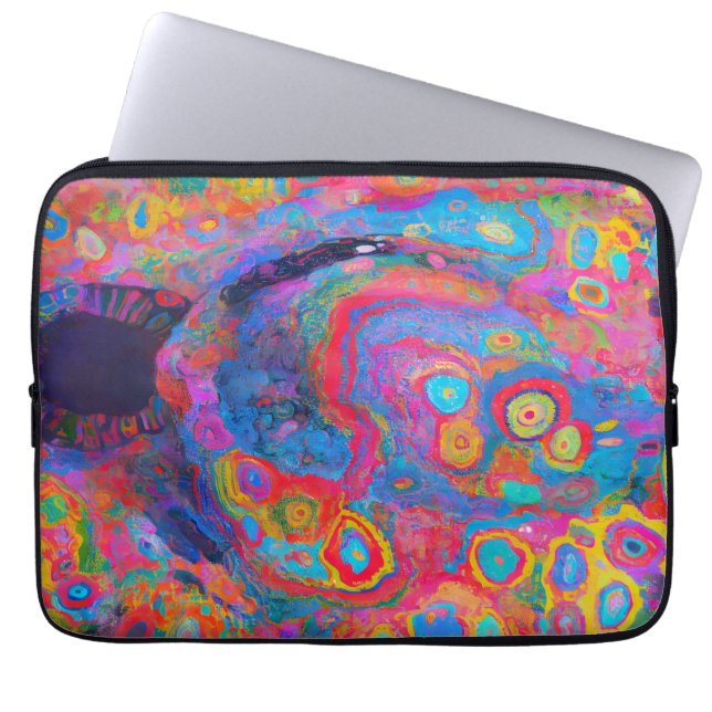 "Neuraler Feuersturm" Laptopschutzhülle (Vorderseite)