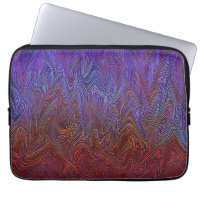 "Neuraler Firestorm" Abstrakt" Rot Blau