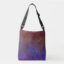 "Neuraler Firestorm" Abstrakt" Rot Blau