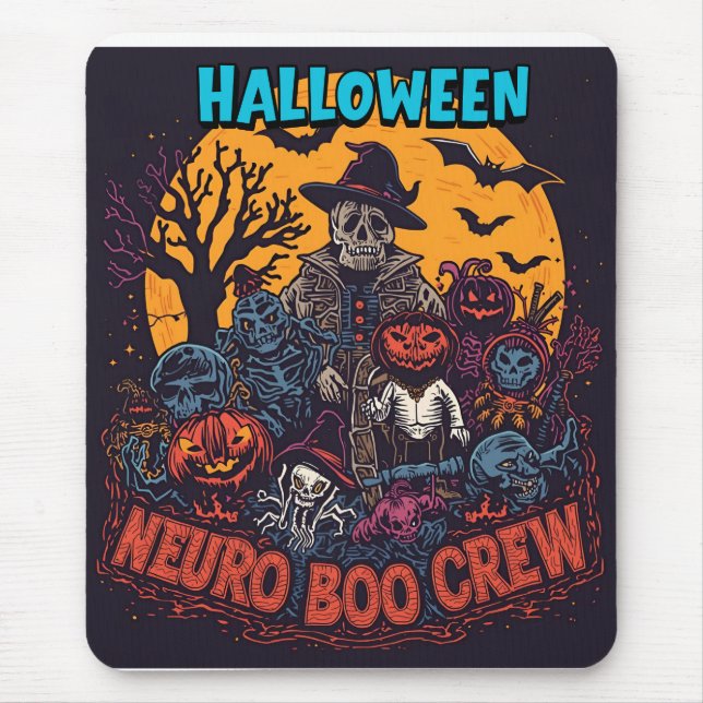 Neuro Boo Crew Halloween Mousepad (Vorne)