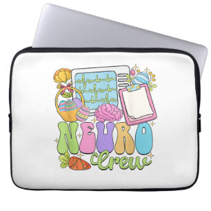 Neuro-Crew Frohe Ostern Tag Hoppy Neurologie Krank Laptopschutzhülle