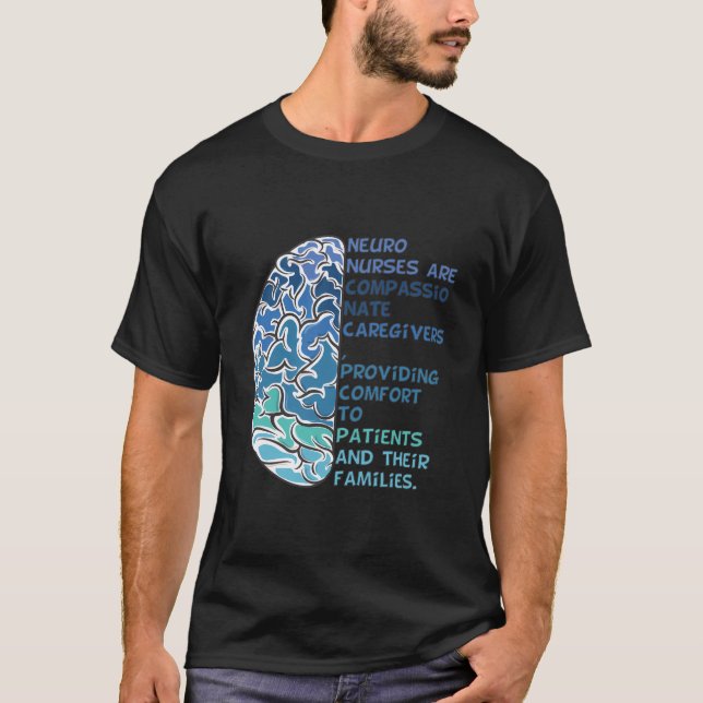 Neuro Nurse Work School Funny Team Squad Geschenke T-Shirt (Vorderseite)