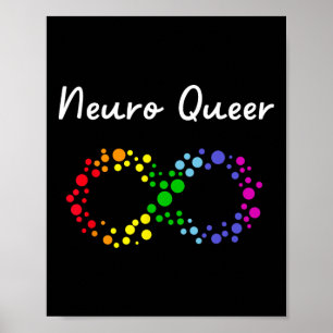 Neuro Que! Lgbtq Gay Pride! Neurodiverse Autisti Poster