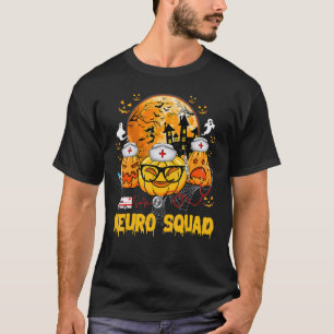 Neuro Squad Kürbis Krankenschwester Geist Grusel H T-Shirt