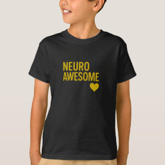 Neuro Tolles Gold-Text Neurodiversität T-Shirt