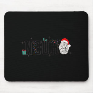 Neuro Weihnachten Neurologie Urlaub Neurowissensch Mousepad
